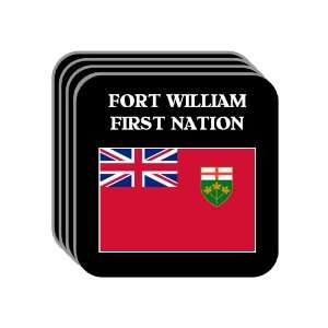 Ontario   FORT WILLIAM FIRST NATION Set of 4 Mini Mousepad Coasters