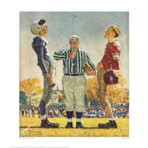  Norman Rockwell   Coin Toss Giclee Canvas