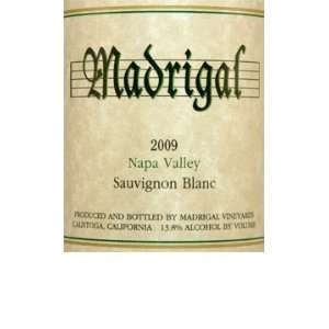  2009 Madrigal Sauvignon Blanc Napa Valley 750ml Grocery 