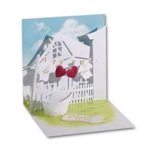  Pop Up Greeting Card Clothes Line His & Hers: Health 