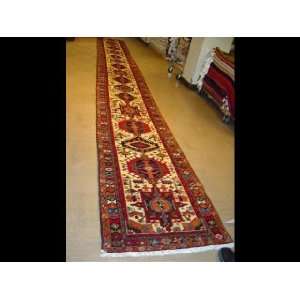  2x23 Hand Knotted Gharajeh/Karaja Persian Rug   230x27 