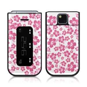  Pink Hibiscus Design Decal Skin Sticker for the Nokia 
