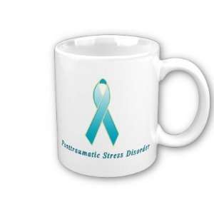  Posttraumatic Stress Disorder Awareness Ribbon Coffee Mug 