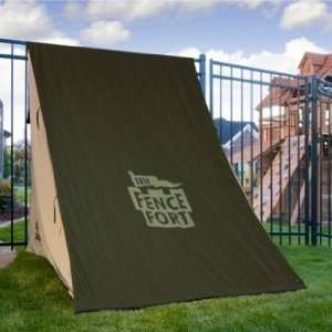  KingsPond 30052 KP Army Green And Brown Fence Fort Childs 