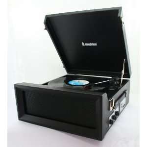 Steepletone SRP1R 11 Black Music Centre Record Player / Turntable 