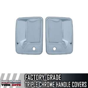  1999 2012 Ford Super Duty 2dr Chrome Door Handle Covers 