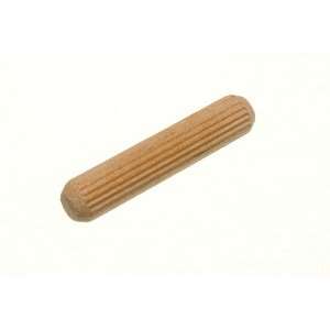  WOODEN DOWEL FLUTED PINS M8 8MM X 40MM ( pack of 20 