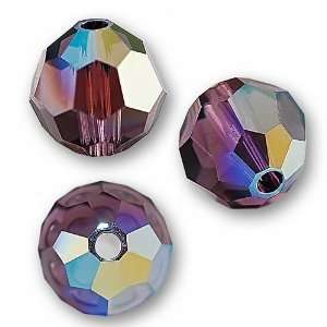  10 Round 4mm (5000) Swarovski Crystal Beads AMETHYST AB 