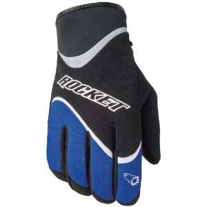   Rocket Crew 2.0 Mens Motorcycle Gloves Black/Blue Small S 1056 3202