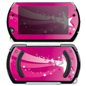 Sony PSP Go Skin   Pink Stars