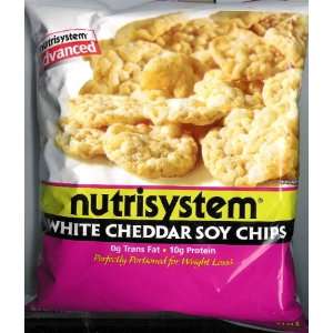 NutriSystem Advanced White Cheddar Soy Chips:  Grocery 