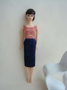 Barbie Doll Cruise Stripes 918 Roman Holiday 968 Sheath 1959 