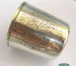 Rare Silver Kiddush Cup Beaker Augsburg Seethaler C1790  