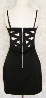 WALTER BAKER Blk Strappy Back Slip Dress S NWT Evening Cocktail Party 