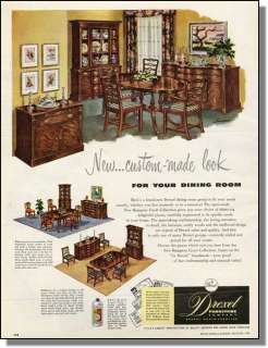 1950 Custom Made Look, Drexel Dining Room Furniture Ad  