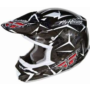  Fly Racing Trophy II Black/White Youth Helmet   Size : YS 