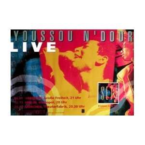  YOUSSOU NDOUR German Tour Music Poster