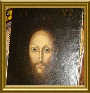   1700 OLD MASTERS AFTER EL GRECO PORTRAIT OF JESUS OIL PAINTING  