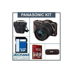 Panasonic Lumix DMC GF3 Digital Camera with 14 42mm Zoom Lens, Brown 