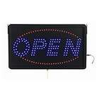 French LED Overt Open Sign 22 x13 3 Text Patterns New  