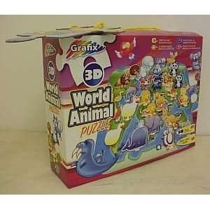  Grafix 3d World Animal Puzzle: Toys & Games