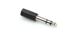 Hosa GPM 103 3.5 mm TRS to 1/4 in TRS Headphone Adapter 728736014077 