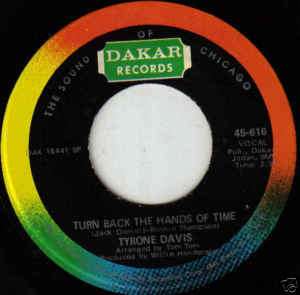 Tyrone Davis 45 Turn Back The Hands Of Time N/Soul  