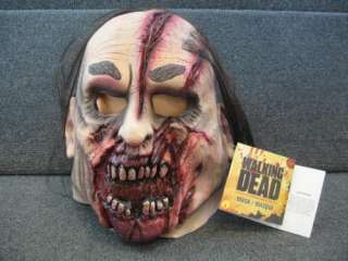 WALKING DEAD Latex Mask Zombie Rubies NEW Halloween Costume Cosplay 