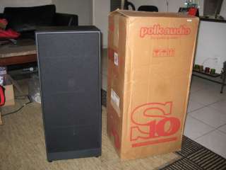 Vintage Polk Audio S 10 speakers! Brand new (NIB)  