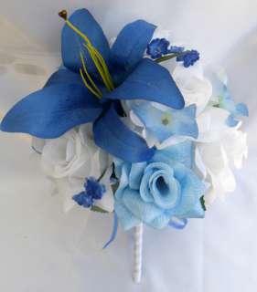 RESERVED LISTING Bridal Bouquet Wedding Silk Flower Bride Decoration 