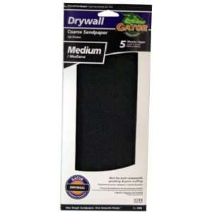   5Pk4 3/8 Med Dry Paper 4486 Sandpaper Drywall Paper