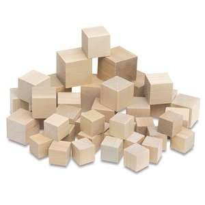  Hygloss Wooden Blocks   Assorted, Wooden Blocks, 48 Pieces 