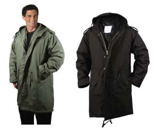 Military Cold Weather M51 Fishtail Parka w/Liner & Hood  