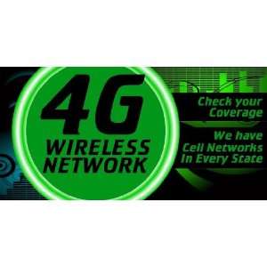  3x6 Vinyl Banner   4G Wireless Network: Everything Else