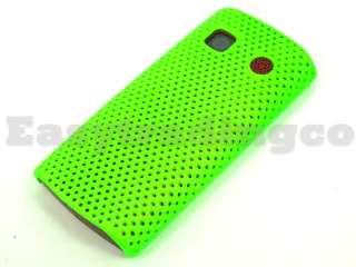 Mesh Hard Back Cover Case for Nokia 500 Green  