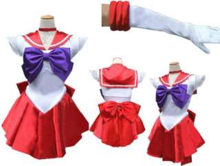 Sailor Moon Costume Cosplay Uniform Fancy Dress Up Fantasy Outfit 