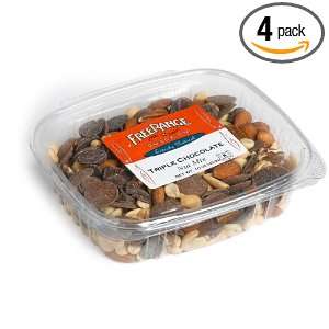 Free Range Nut Mix, Triple Chocolate, 16 Ounce Package (Pack of 4 