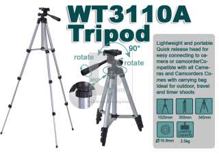 WEIFENG WT3110A Professional Camera Tripod With 3 Way HeadTripod For 