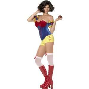  Smiffys Rebel Toons Snow White Costume   Yellow, Blue And 