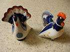 Porcelain Figurines pair Man and Woman Birds  