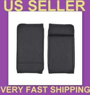 Black OEM Belkin Folio Leather Pouch Case Apple iPhone 4 4S  