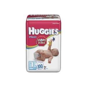  HUGGIES SNUG & DRY DIAPERS, SIZE 1, 200/CS, KIC50131 