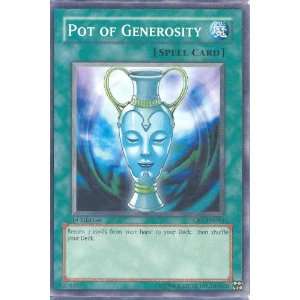  Yugioh Pot of Generosity Common Card Toys & Games