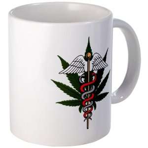  Mug (Coffee Drink Cup) Medical Marijuana Symbol 