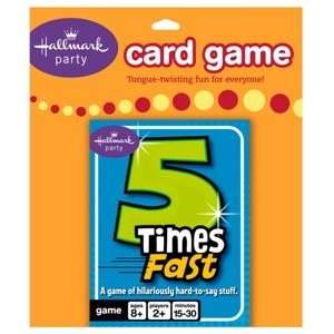  5 Times Fast Card Game: Health & Personal Care