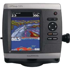   GPS RECEIVER (GPSMAP 531S; WITH DUAL BEAM TRANSDUCER)