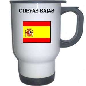 Spain (Espana)   CUEVAS BAJAS White Stainless Steel Mug 