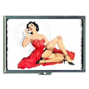  Pin Up 50s on Phone Sexy Legs ID Holder, Cigarette Case or 