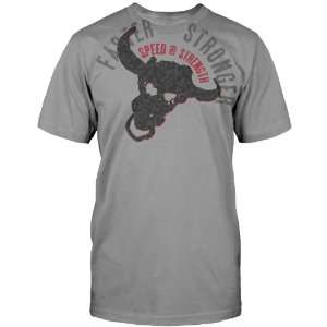 Speed & Strength Bull Headed T Shirt, Storm Gray, Size Md, 87 5446