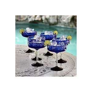  NOVICA Margarita glasses, Acapulco (set of 6) Kitchen 